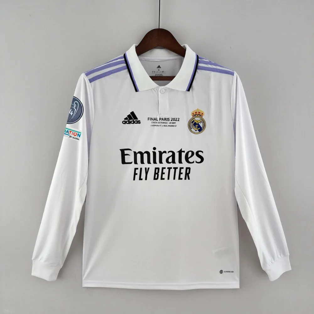 2022/2023 Manches Longues Real Madrid Domicile 14 Champions Édition Maillot — main view