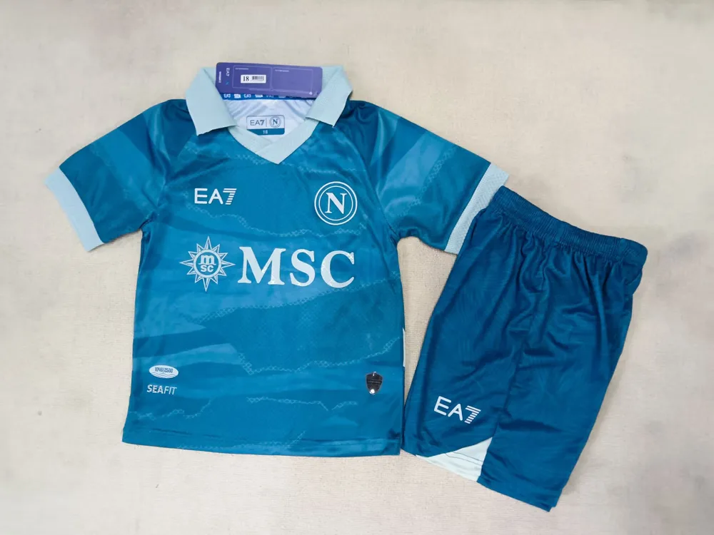 2025/2026 Napoli Fourth Away Football Jersey  Kids Size — main view