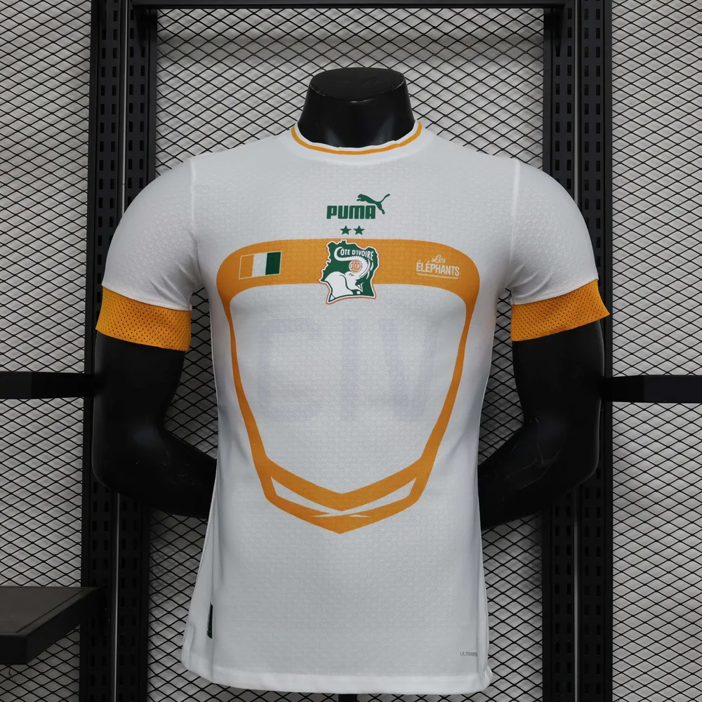 2022 Spielerversion Elfenbeinküste Auswärts Fußballtrikot AAA Fan-Qualität — main view