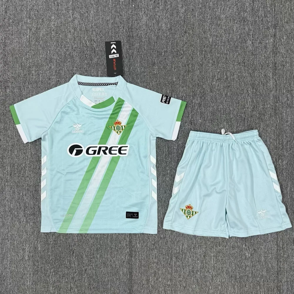Maillot de football extérieur 2025/2026 Real Betis Qualité Taille Enfant — main view