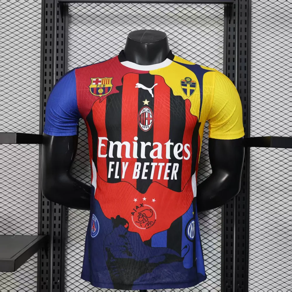 2025/2026 Player Version AC Milan Ibrahimović Commemorative Edition Football Jersey  — main view