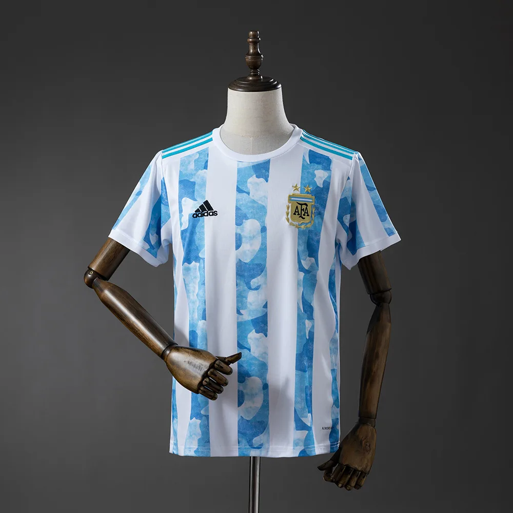 Camisa de Futebol Retro 2021 Argentina Home AAA qualidade fã — main view