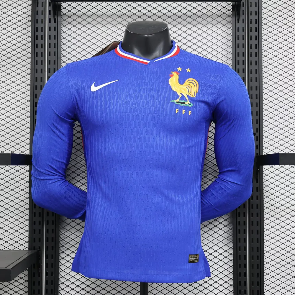 Maillot domicile France manches longues version joueur 2024-2025  — main view