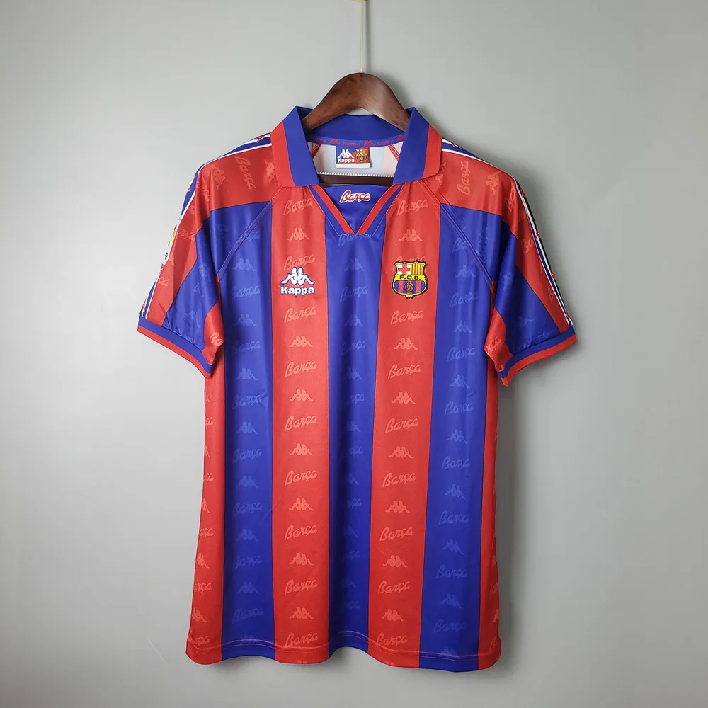1996/1997 Retro Barcelona Football Shirt Home  — main view