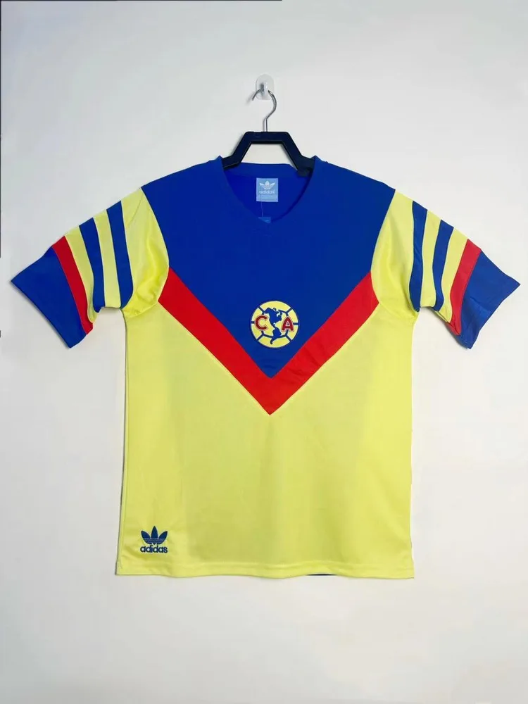 1987 رجعي Club América قميص منزلي Corteiz جودة تايلاندية — main view