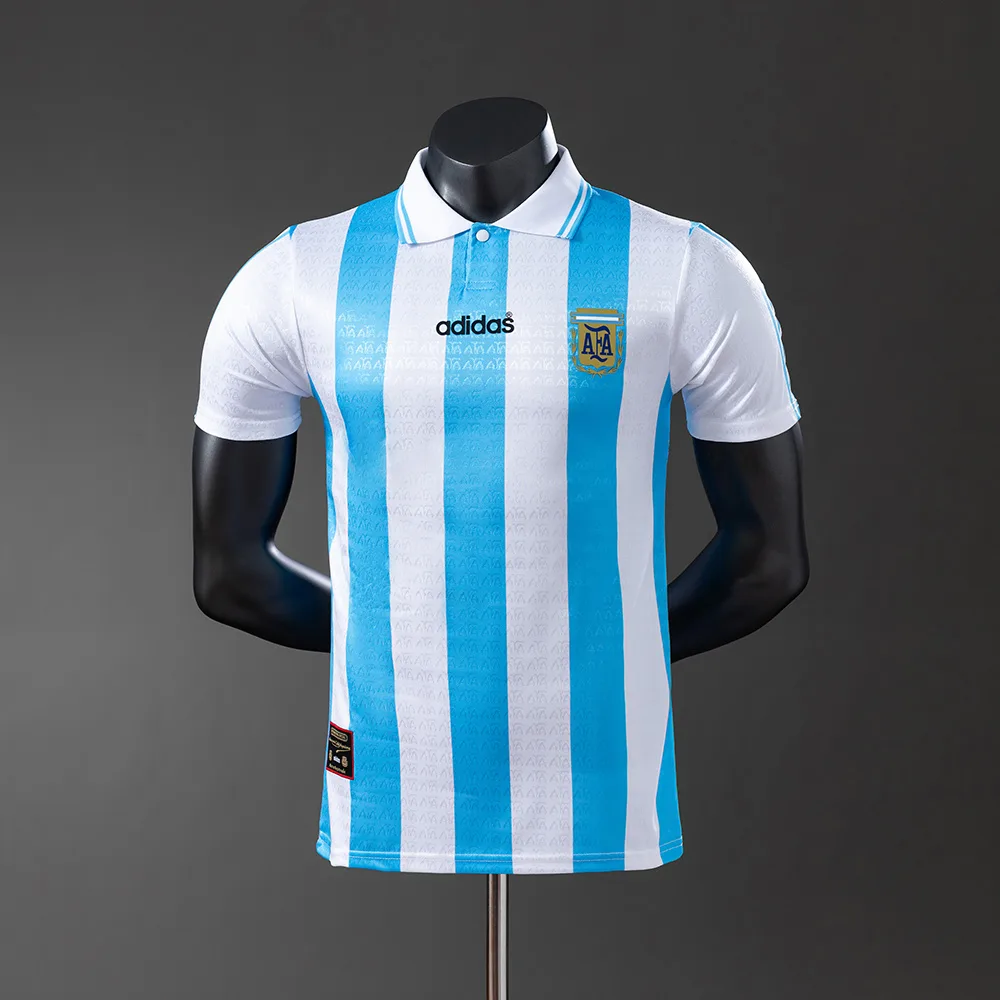 1994 Retro Player Version Argentina Home Jersey  — main view