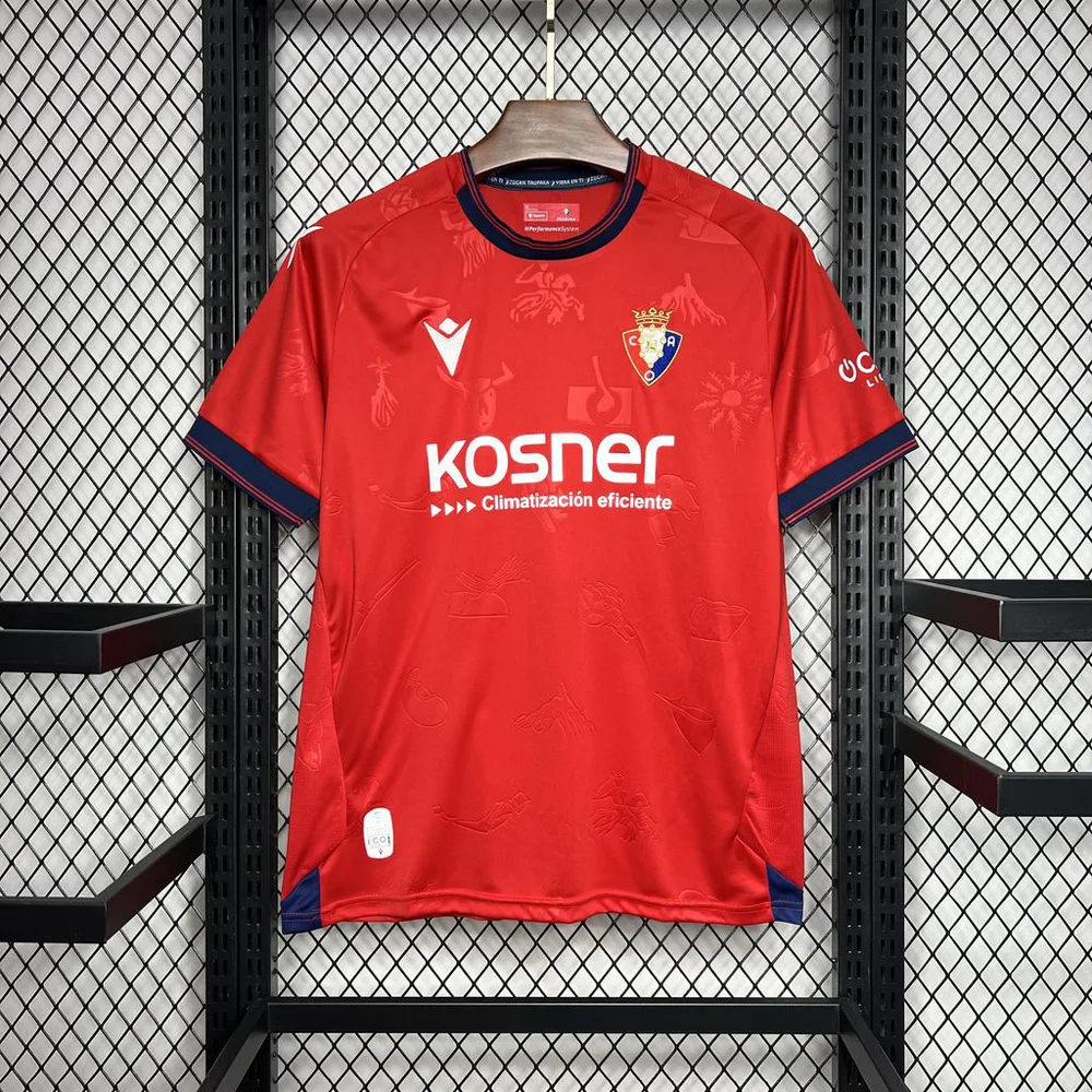 2024/2025 قميص كرة قدم منزلي لـ Osasuna جودة تايلاندية — main view
