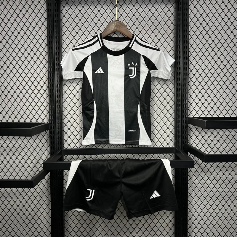 2024/2025 Juventus Home Soccer Jersey  Kids Size — main view