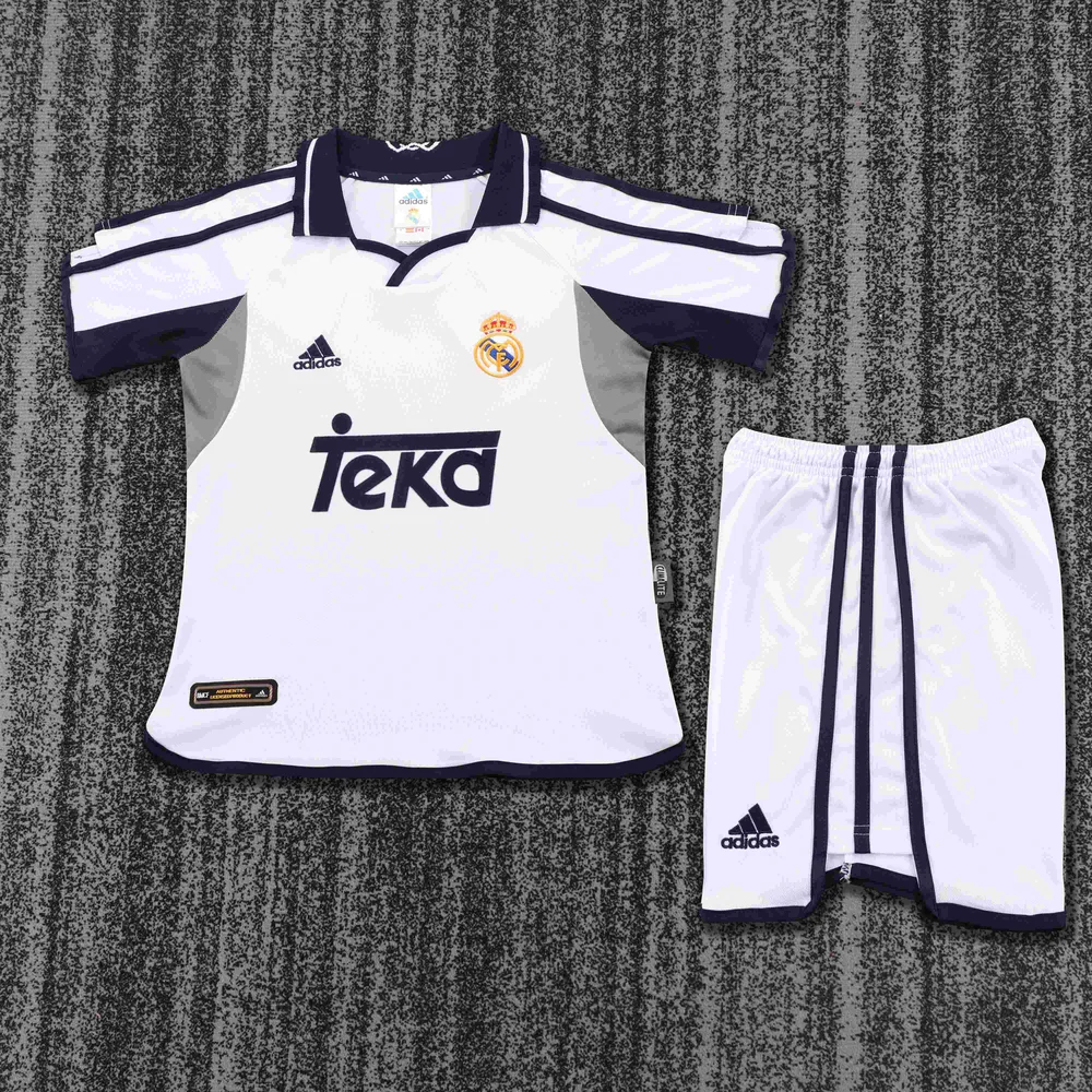 Maillot Domicile Rétro Real Madrid 2000-2001  Taille Enfant — main view