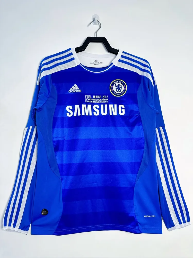 Maillot de football domicile manches longues rétro Chelsea 2011/2012  — main view