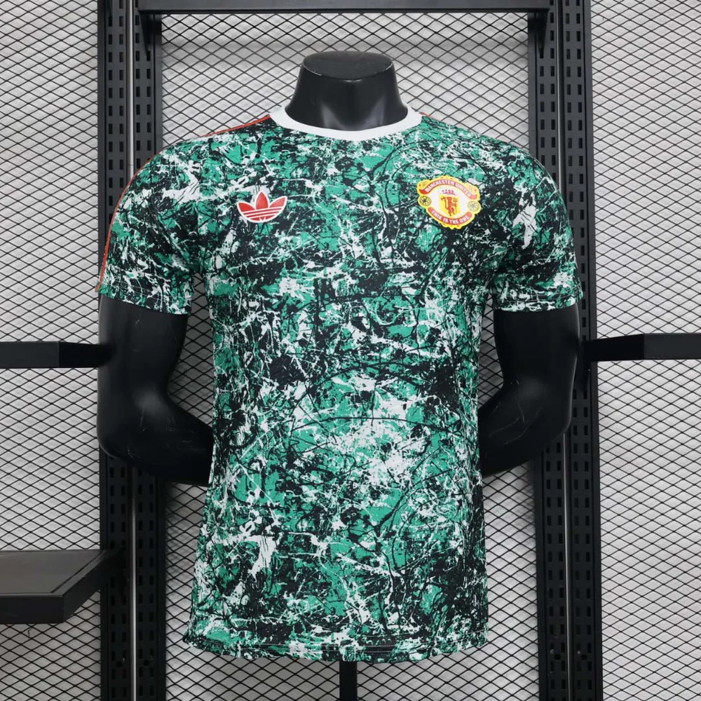 2024/2025 Spielerversion Manchester United Gemeinschaftsausgabe Fußballtrikot AAA fan-gradät — main view