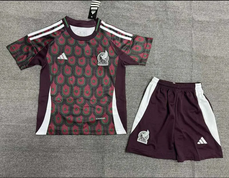 2024 Mexiko Nationalmannschaft Heimtrikot AAA Fan-Qualität Kindergröße — main view