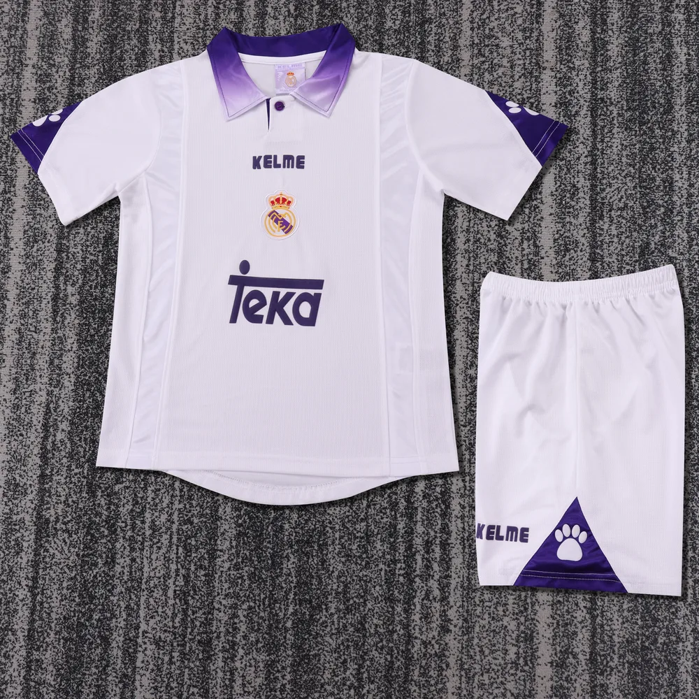 Maillot domicile rétro Real Madrid 1997-1998  Taille enfant — main view