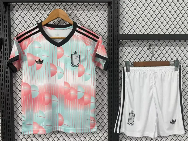 2026 Belgium National Team Away Football Jersey   Kids Size — main view