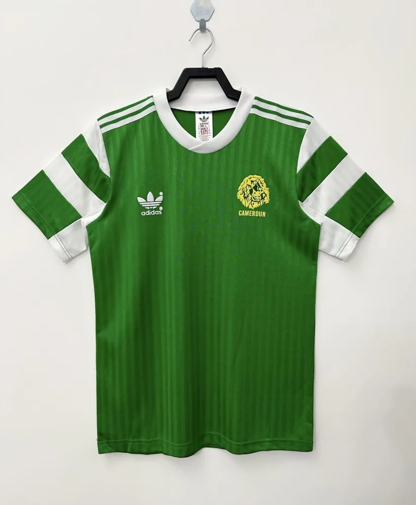 قميص الكاميرون المنزلي لكرة القدم ريترو 1990 جودة تايلاندية — main view