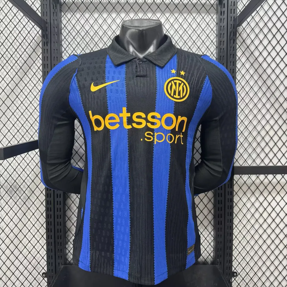 2026/2027 Manga Larga Versión Jugador Inter Milan Local Camiseta de Fútbol   — main view
