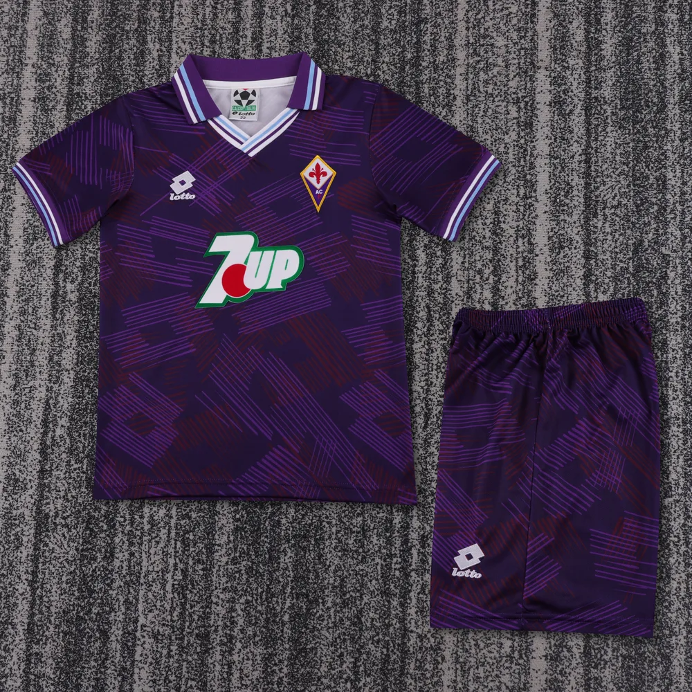 Maillot de football domicile rétro Fiorentina 1992-1993  Taille enfant — main view