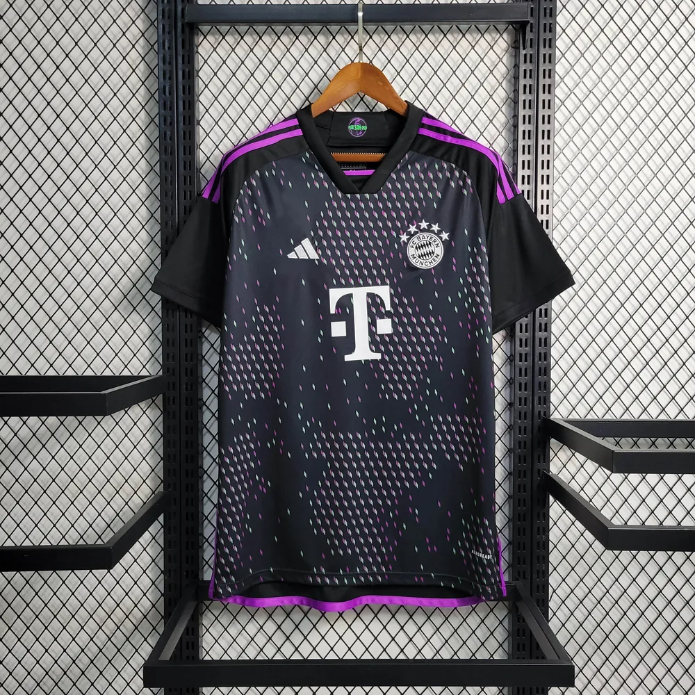 2023/2024 Bayern Munich Extérieur Maillot de Football  landaise — main view