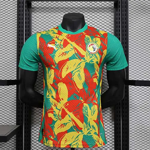 2025/2026 Spielerversion Senegal Nationalmannschaft Vorbereitungskleidung Fußballtrikot  — main view