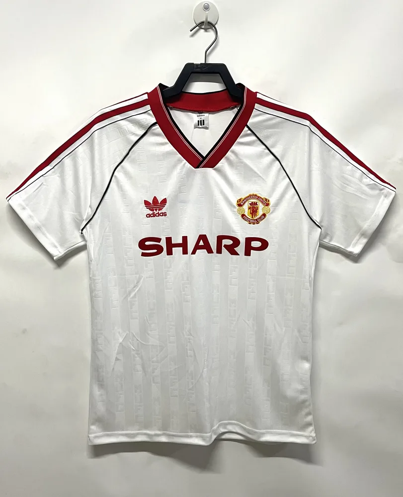 1988/1990 Retro Manchester United Away Football Shirt  — main view