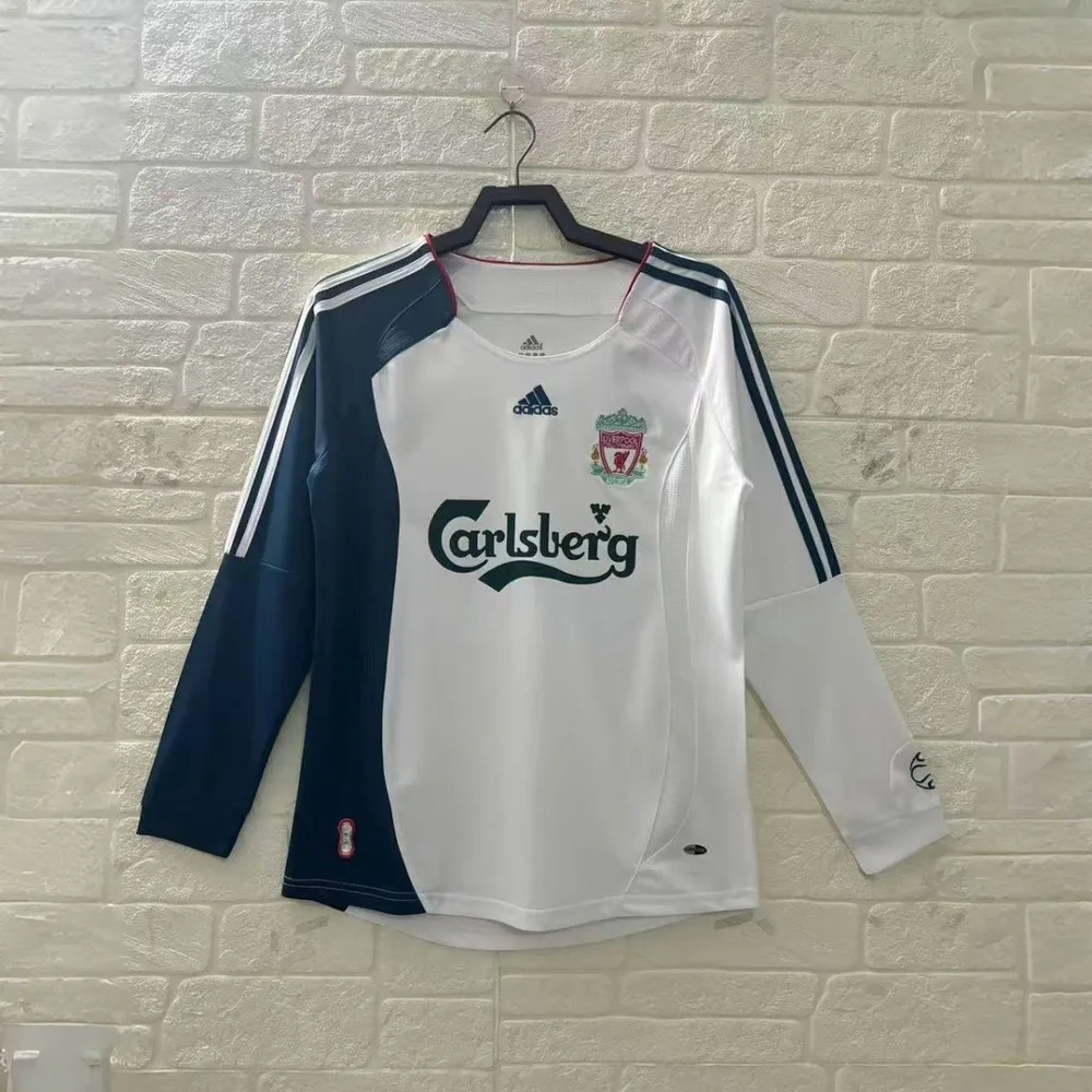 2006/2008 Langarm Retro Liverpool Auswärts Fußballtrikot   — main view
