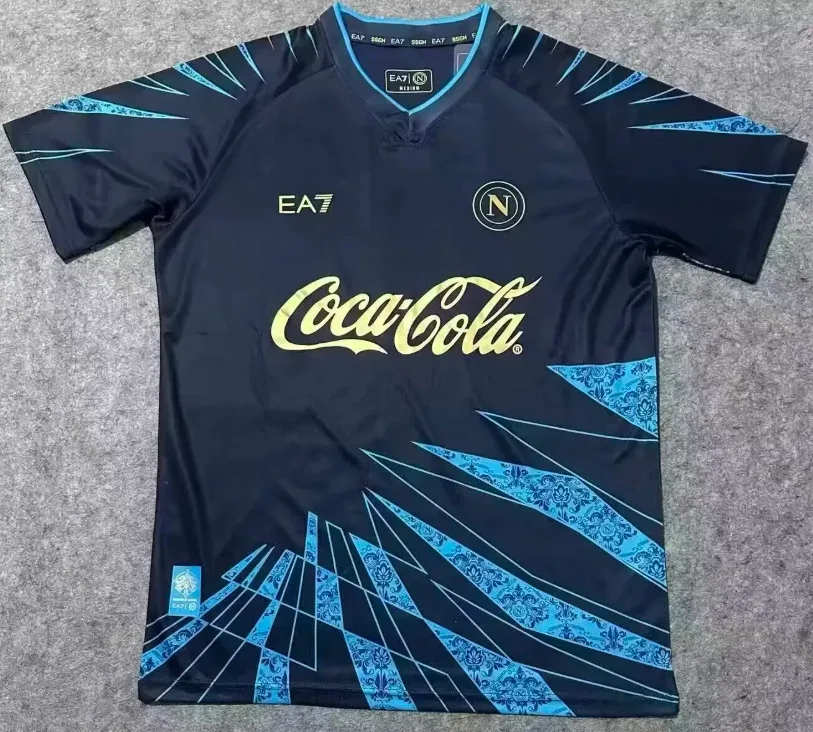 2026/2027 Napoli Pre-Match Training Suit Blue Soccer Jersey   — main view