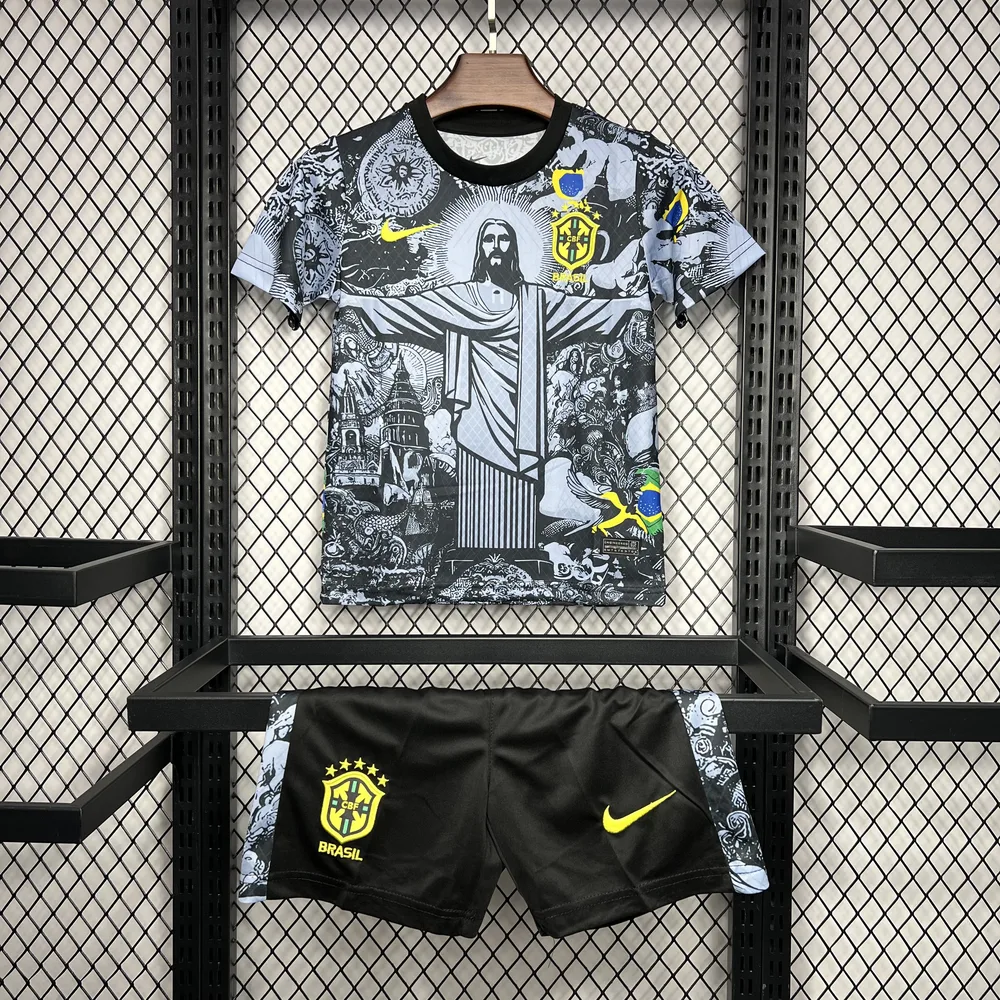 الإصدار البرازيلي الخاص الرمادي 2024-2025 مقاس أطفال — main view