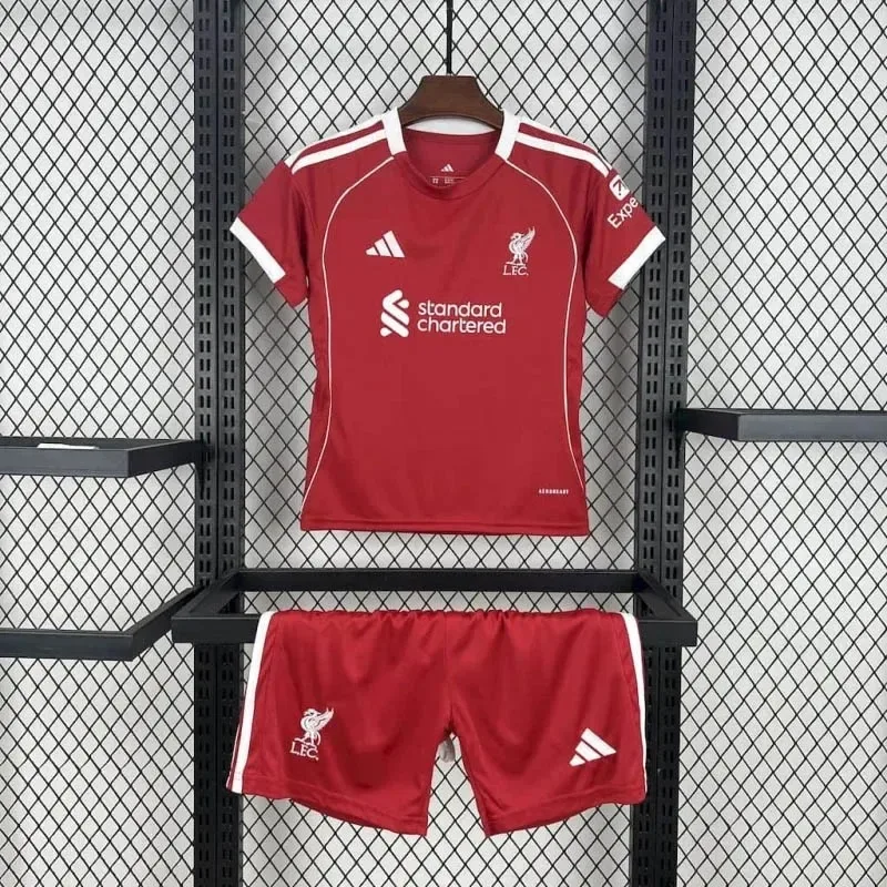 Maillot de football domicile Liverpool 2025/2026   Taille enfant — main view