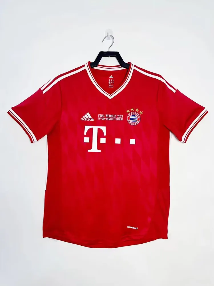 2013/2014 Retro Bayern Munich Home Football Jersey  — main view