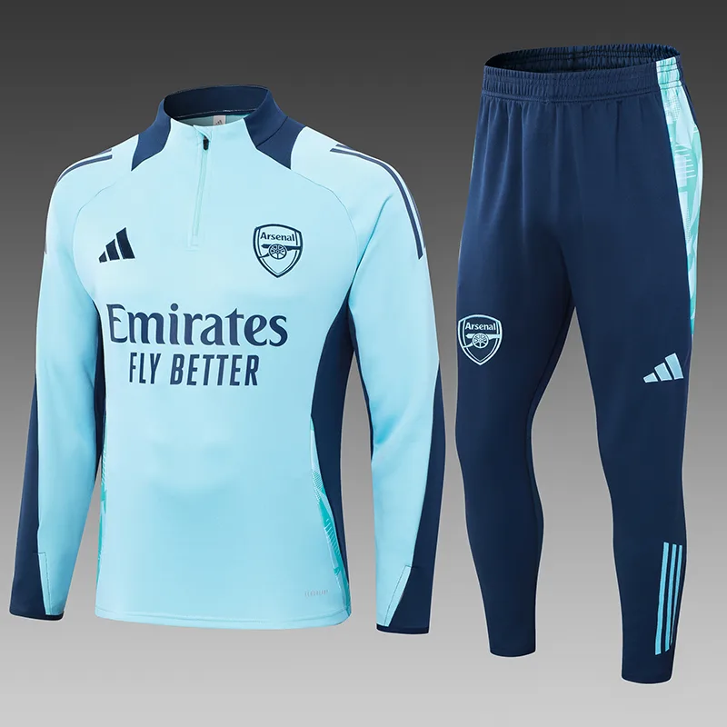 Conjunto de Entrenamiento Semivuelo Arsenal Azul Bebé 2024/2025 Calidad Thai — main view