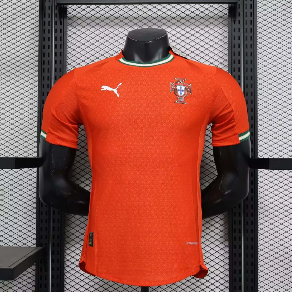 Version joueur Portugal domicile maillot de football AAA qualité fan 2025 — main view