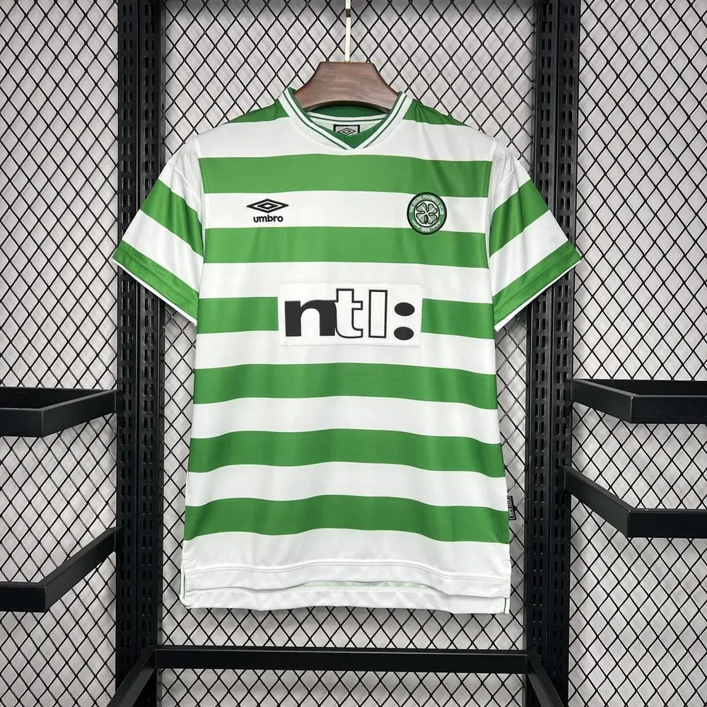 Camisa de Futebol Retro 1999/2000 Celtic Casa  — main view