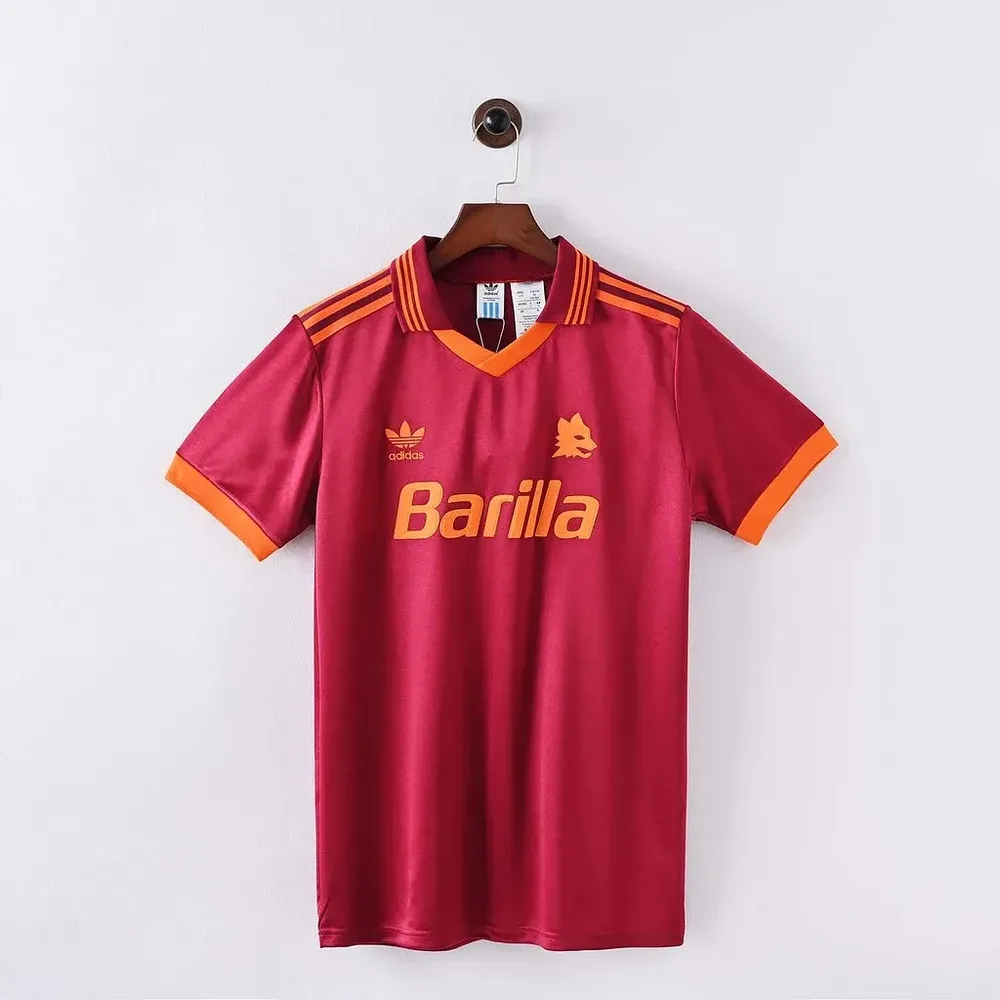 Camiseta de Fútbol Retro 1992/1993 del Roma Local   — main view