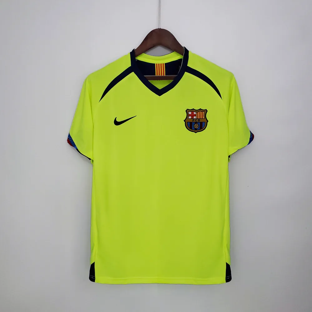 Camiseta de Fútbol Retro Visitante 2005/2006 Barcelona Calidad Thai — main view