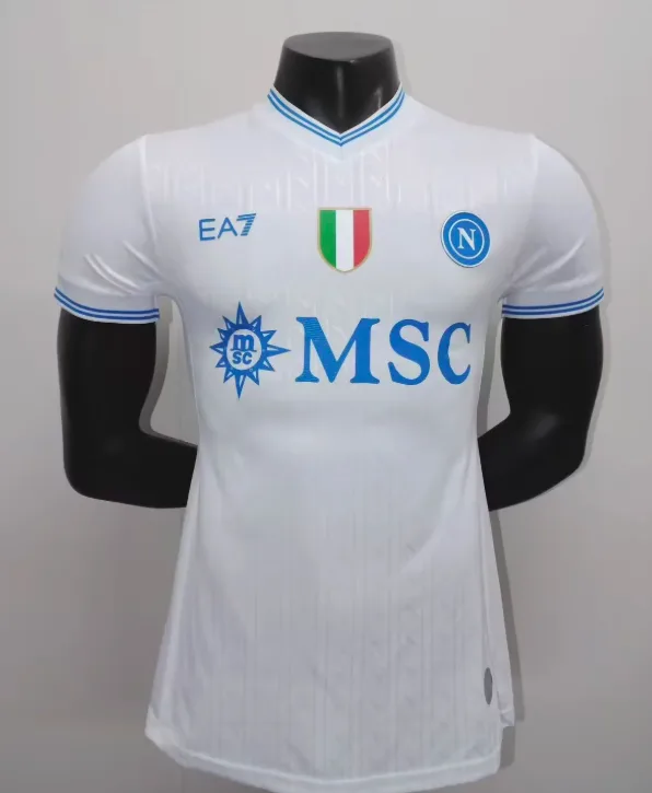 2025/2026 قميص كرة قدم Napoli دوري أبطال أوروبا خارج الأرض نسخة لاعب جودة تايلاندية — main view