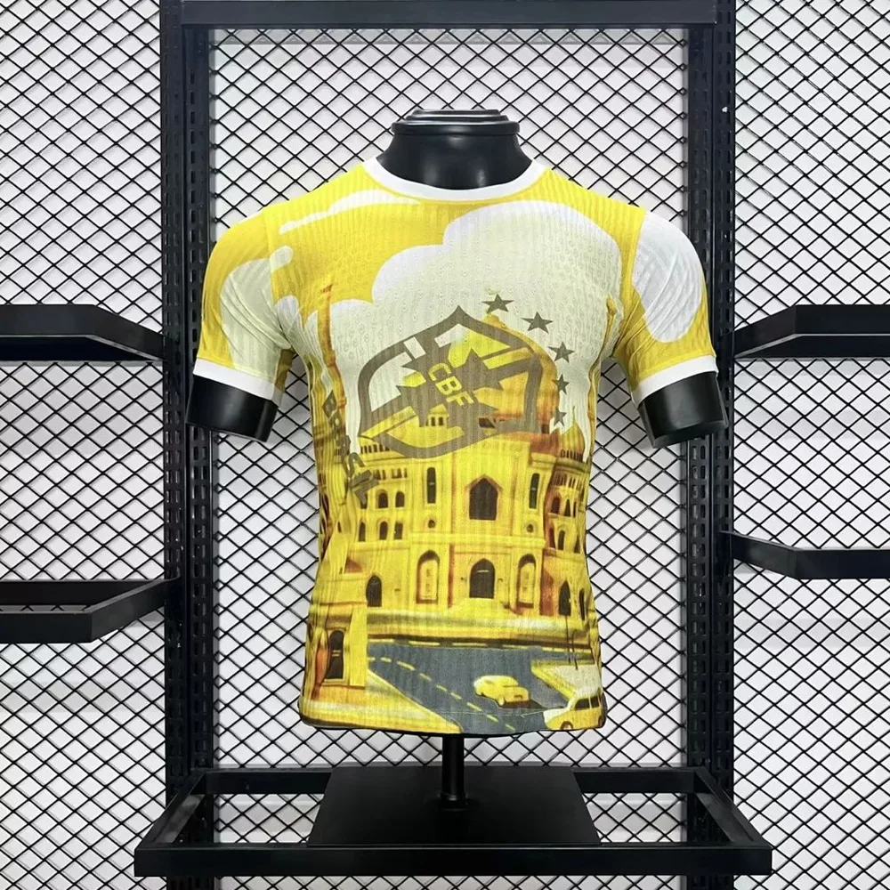 2024-2025 Player Version Brazil Yellow Special Edition Jersey  — main view