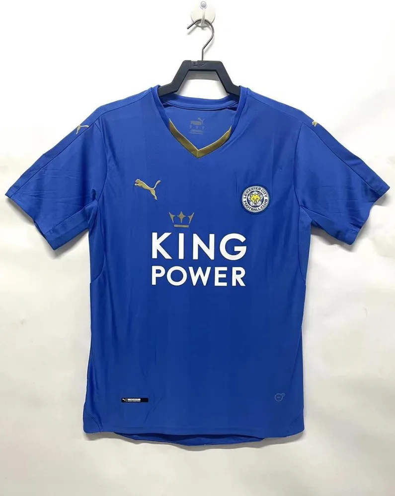 Camisa de Futebol Retro Leicester City Casa 2015-2016  — main view