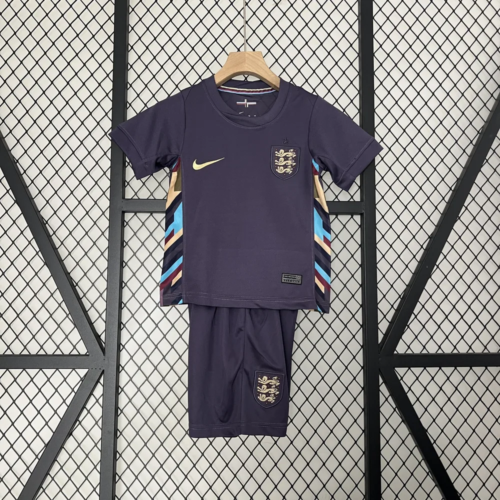 Camisa de Futebol Fora Inglaterra 2024 AAA qualidade fã Tamanho Infantil — main view