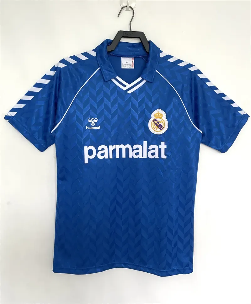 1986/1987 Retro Real Madrid Auswärts Fußballtrikot  — main view
