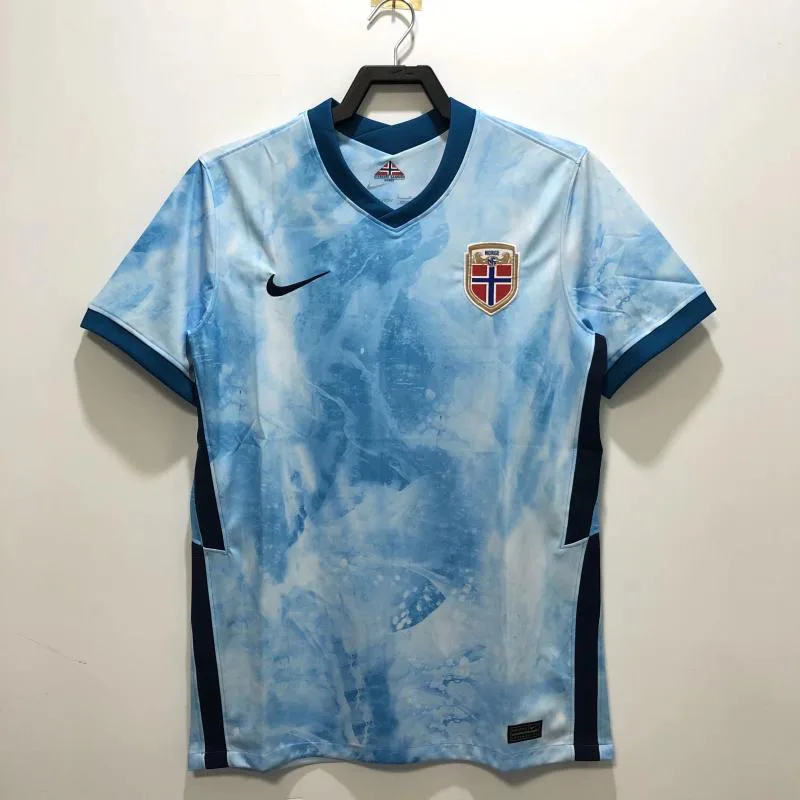 2020-2021 Retro Norwegen Nationalmannschaft Auswärtstrikot  — main view