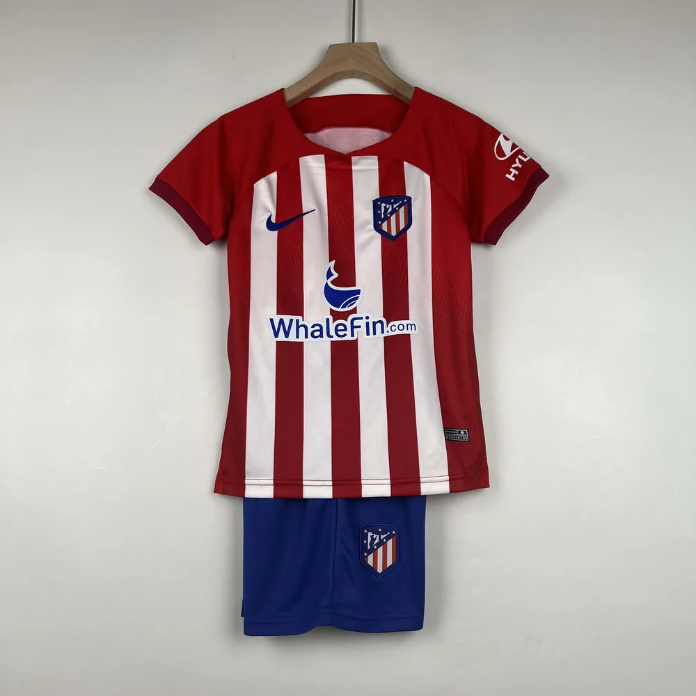 2023/2024 Camiseta de Fútbol Atletico Madrid Local Calidad Thai Talla Infantil — main view