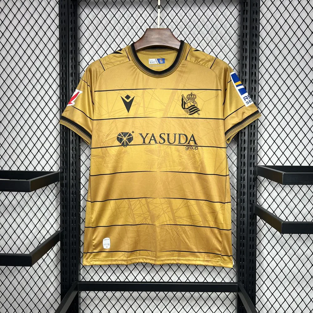 2024/2025 Real Sociedad Camisa Fora Futebol  — main view