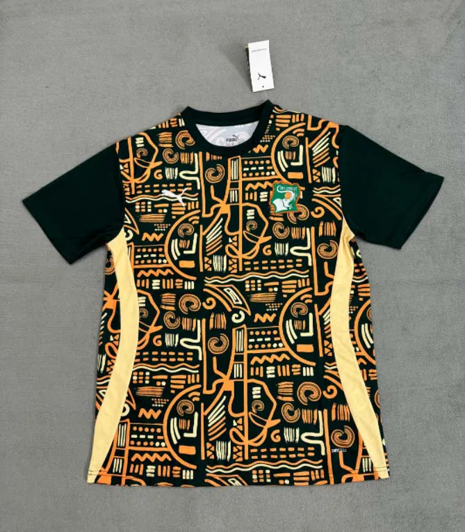 2025 Player Version Côte d'Ivoire Training Wear Football Shirt  — main view