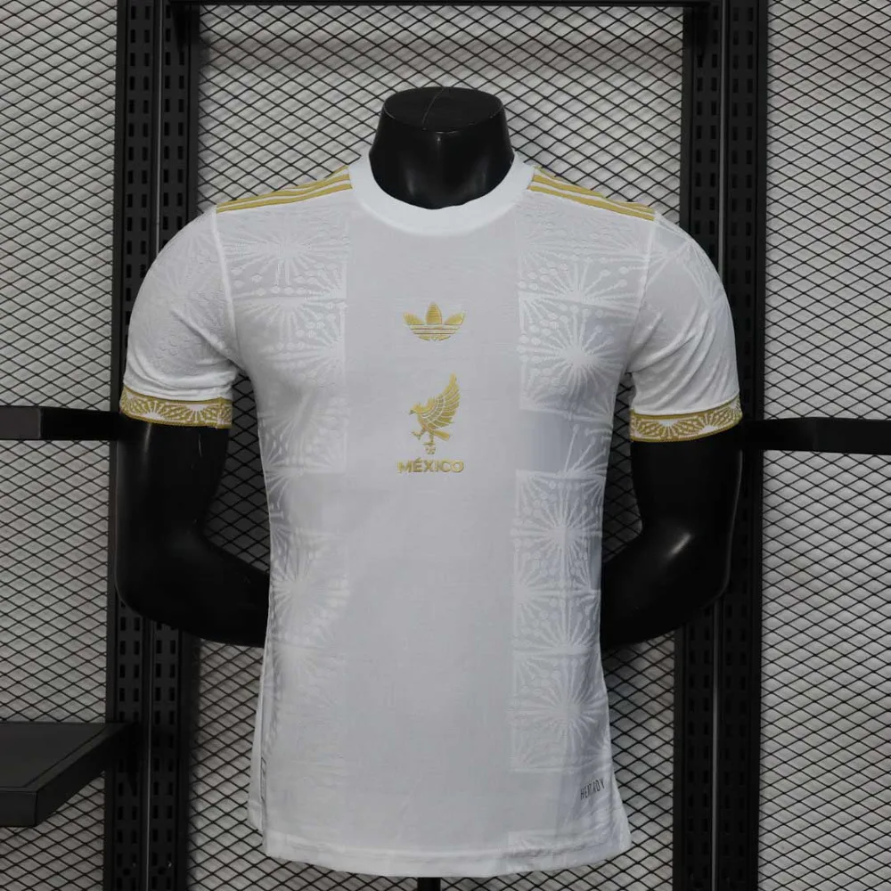 2025/2026 Spielerversion Mexiko National Sonderausgabe Weiß Fußballtrikot  — main view