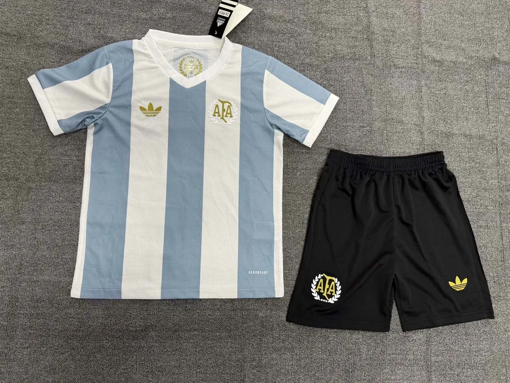 2024 Argentina National Team 50th Anniversary Edition Football Shirt  Kids Size — main view
