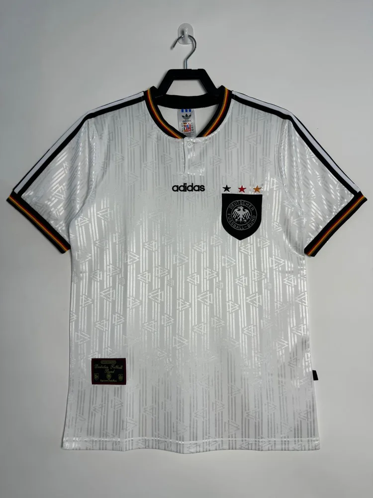 1996 Retro Soccer Jersey Germany Home — main view