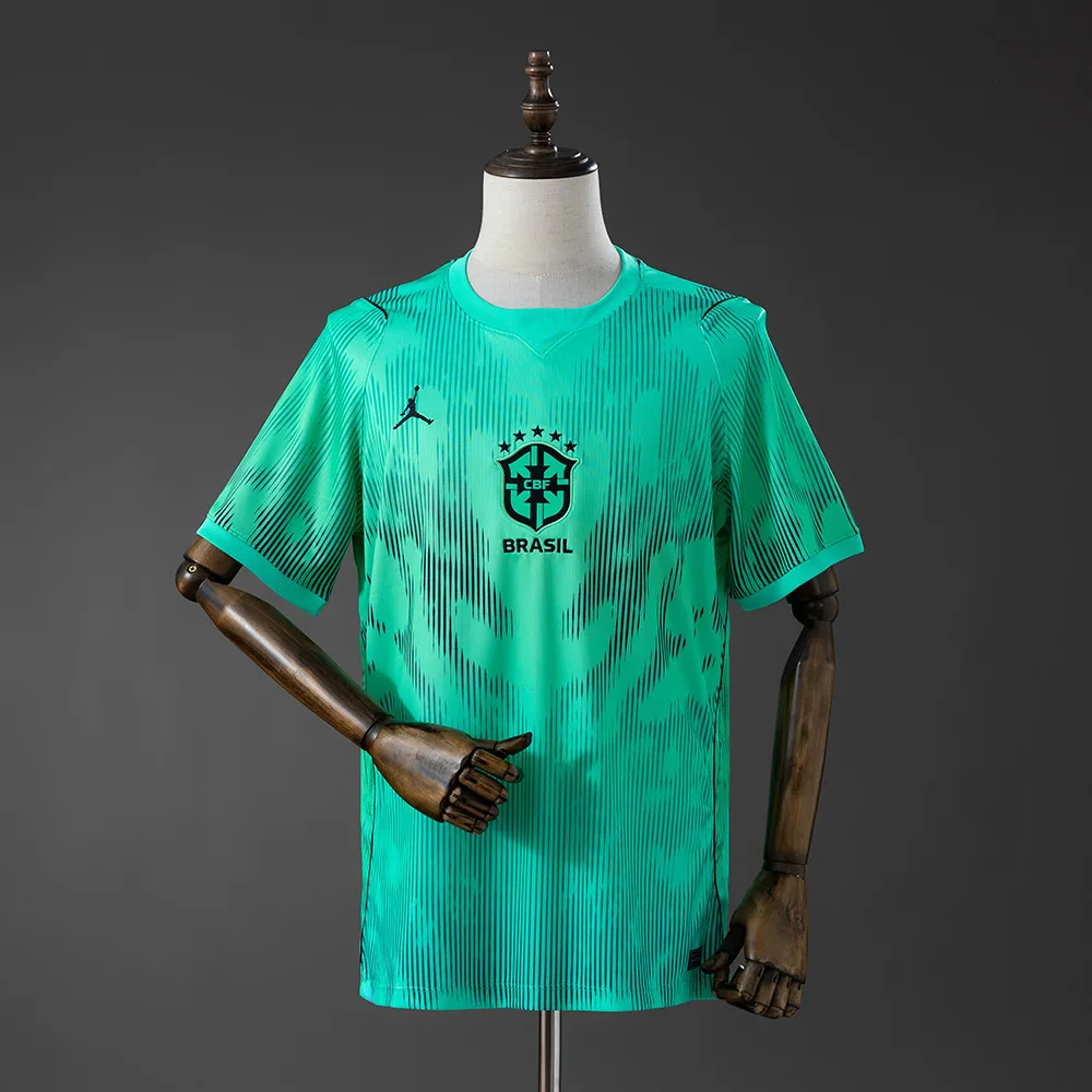 2026 Brazil Goalkeeper Jersey -Green  — main view