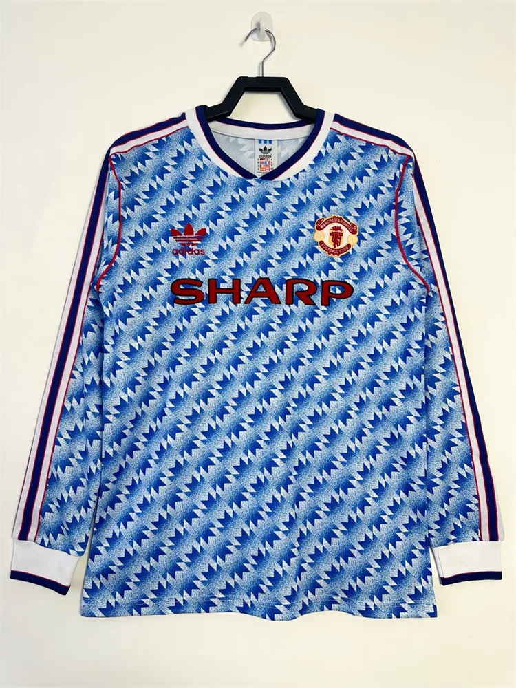 Camisa Retrô Manga Longa Manchester United Visitante 1990/1992  — main view