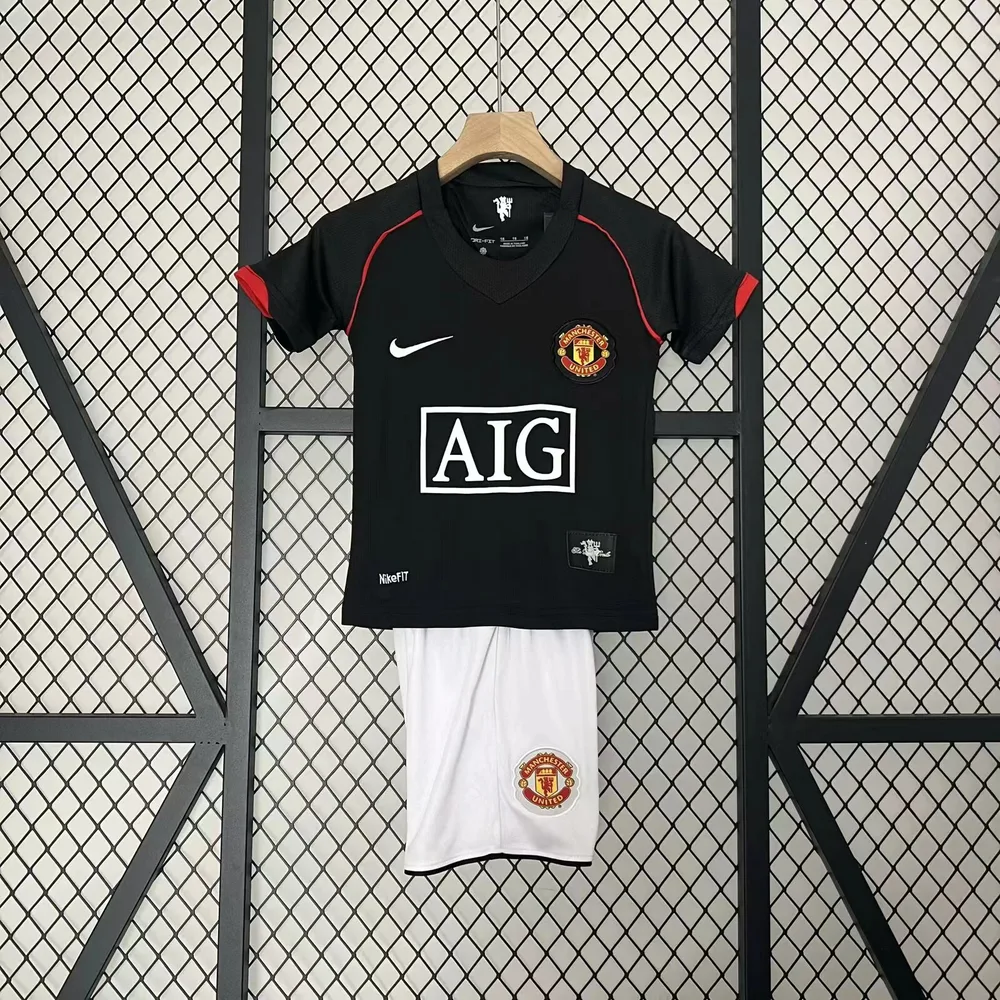 2007/2008 Maillot Rétro Manchester United Third Away Football  Taille Enfant — main view
