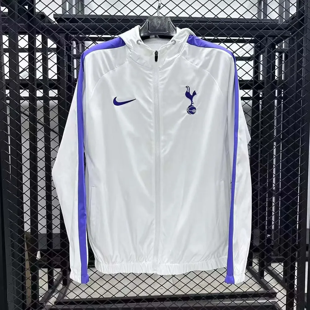 2025/2026 Tottenham Hotspur Windbreaker White Football Shirt   — main view